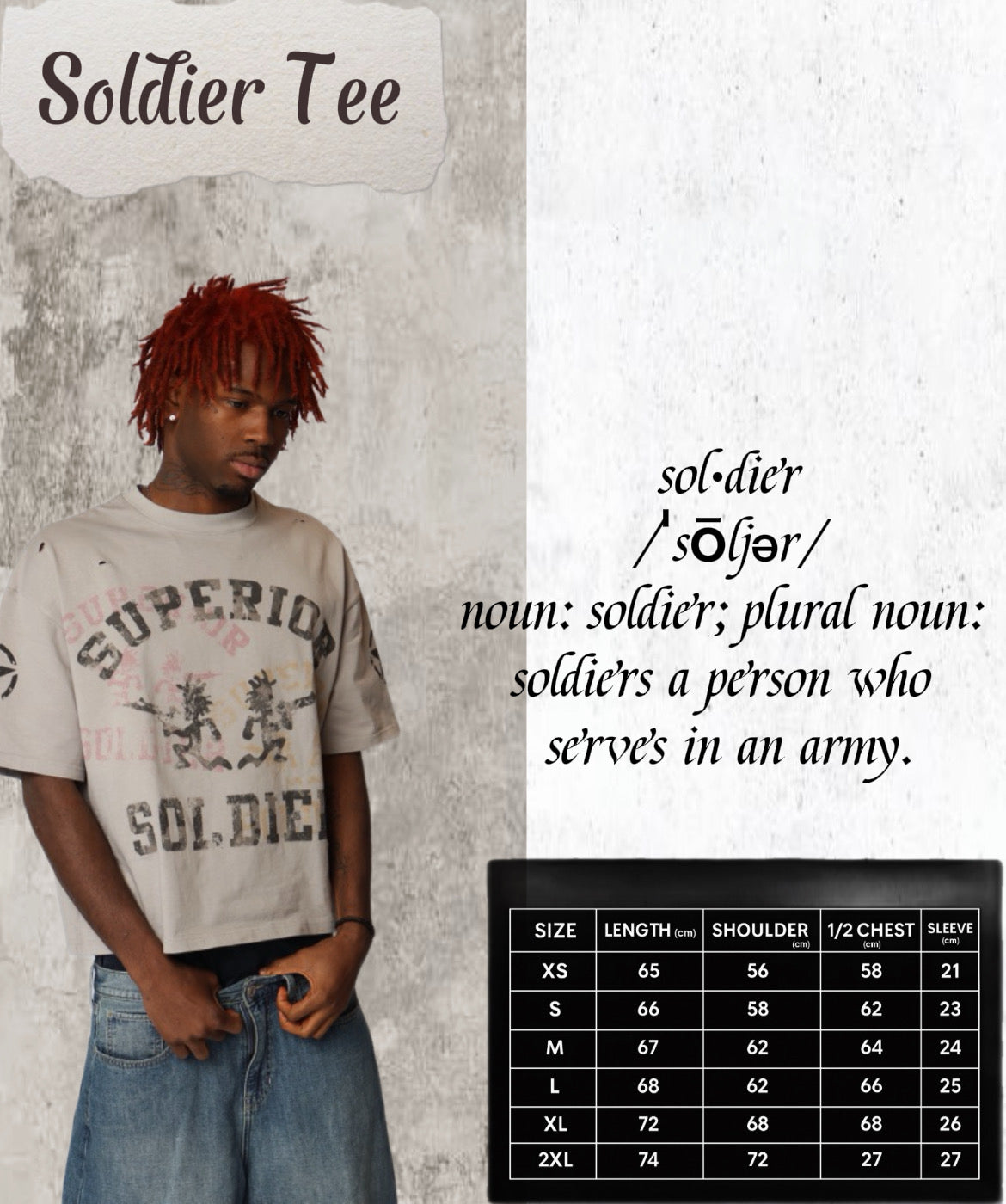Superior soldier Tee