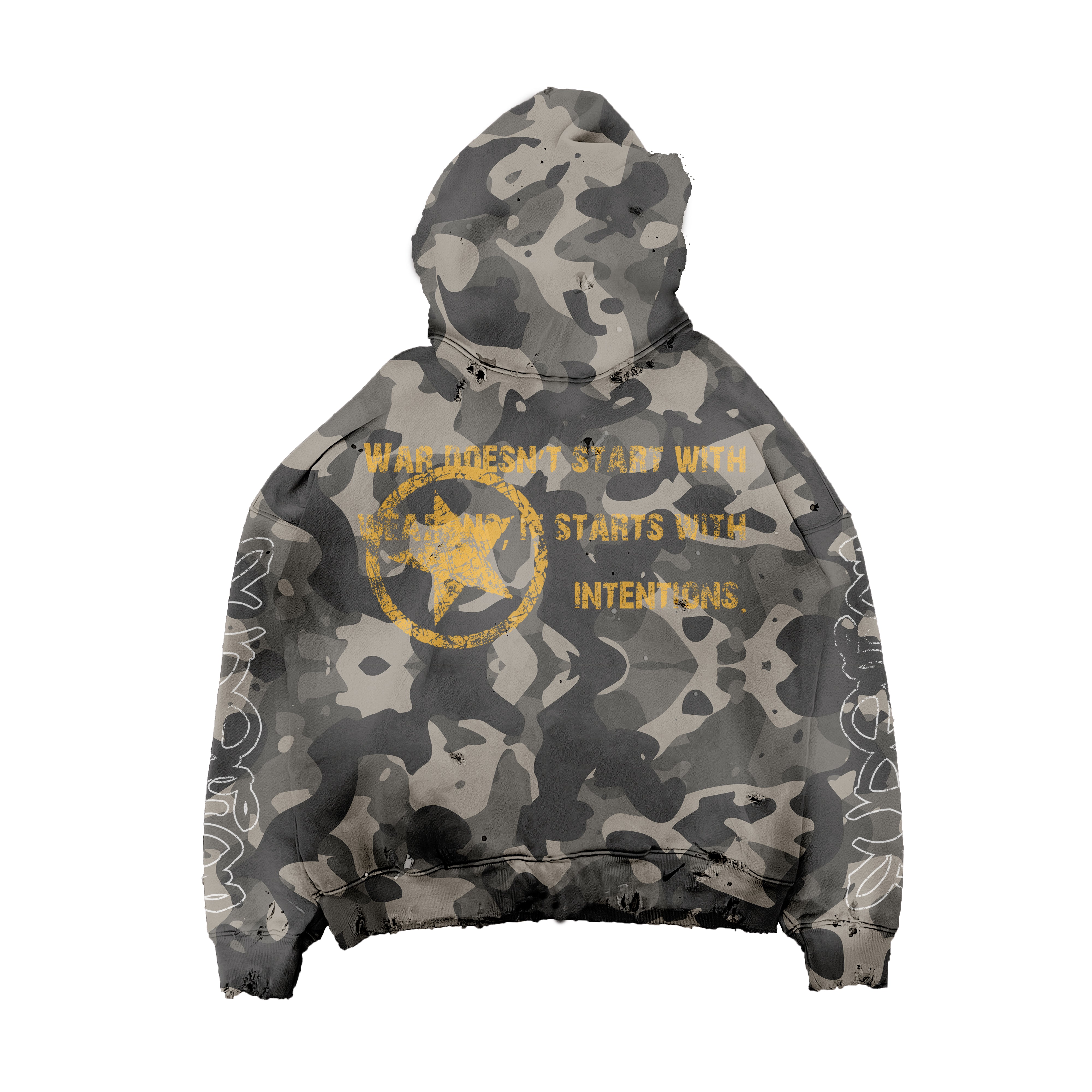 SF camo hoodie